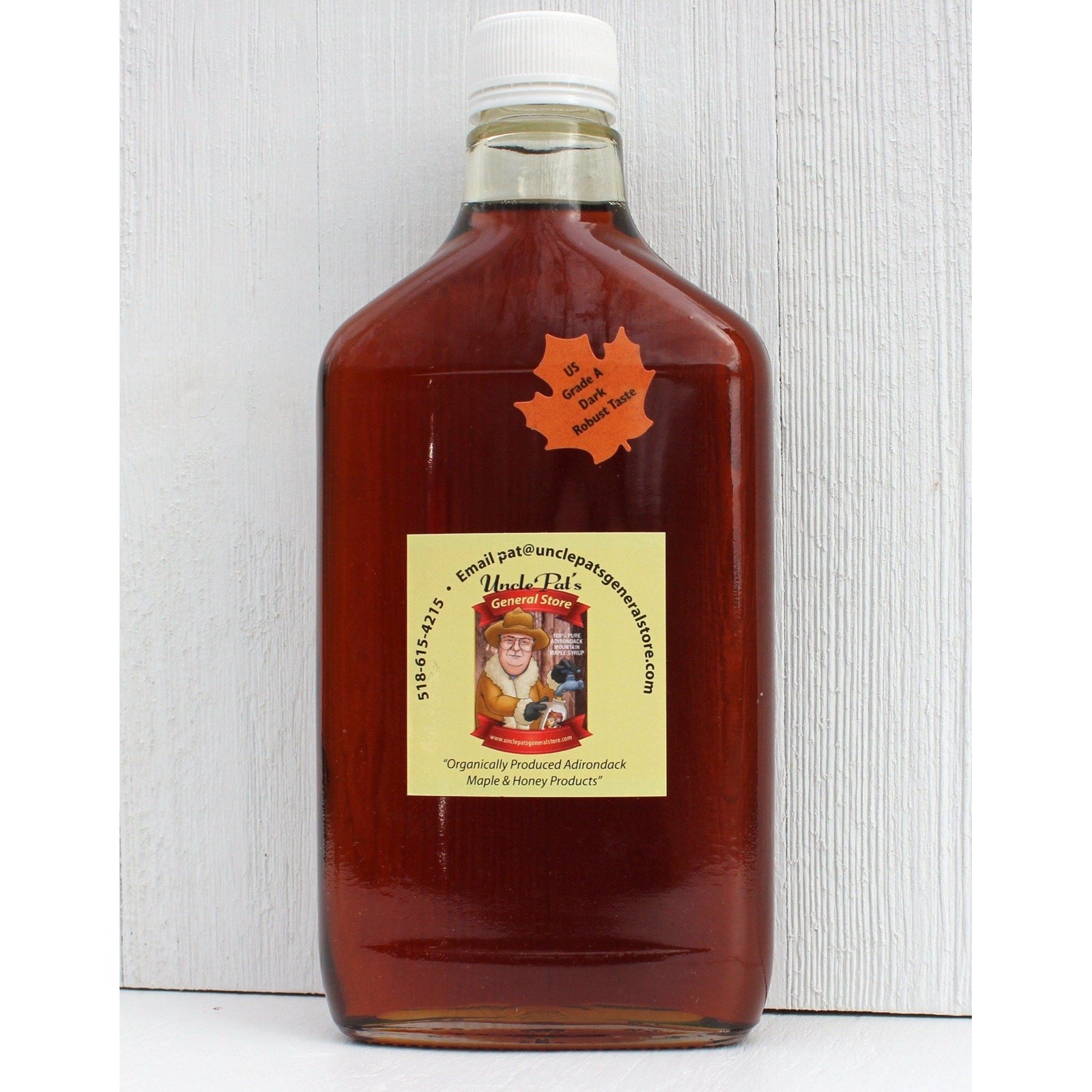 MAPLE FLASK GLASS BOTTLE