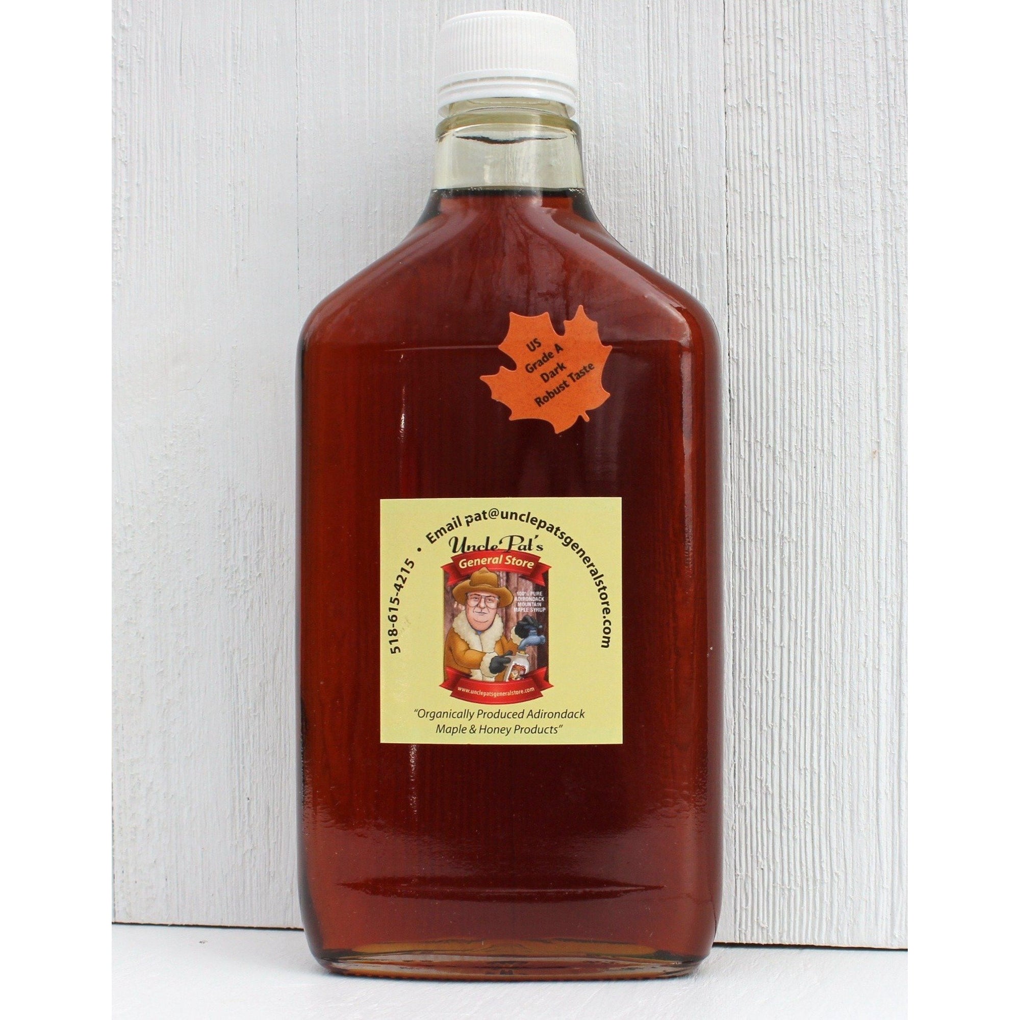 MAPLE FLASK GLASS BOTTLE