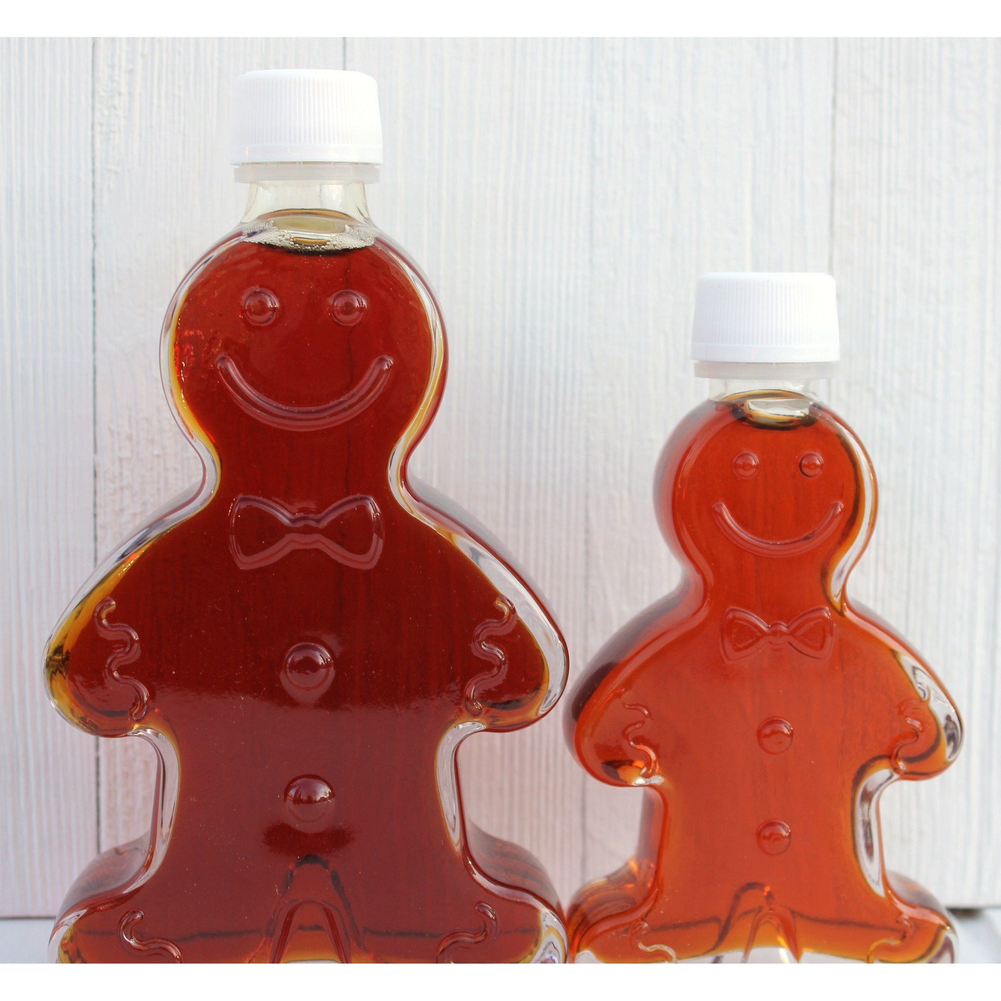 GINGERBREAD MAN MAPLE SYRUP HOLIDAY BOTTLE