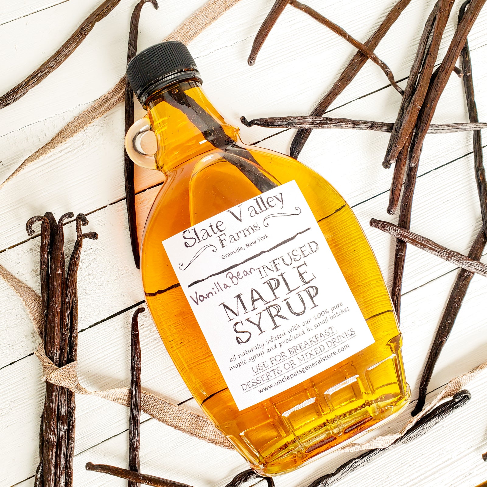 VANILLA BEAN INFUSED MAPLE SYRUP