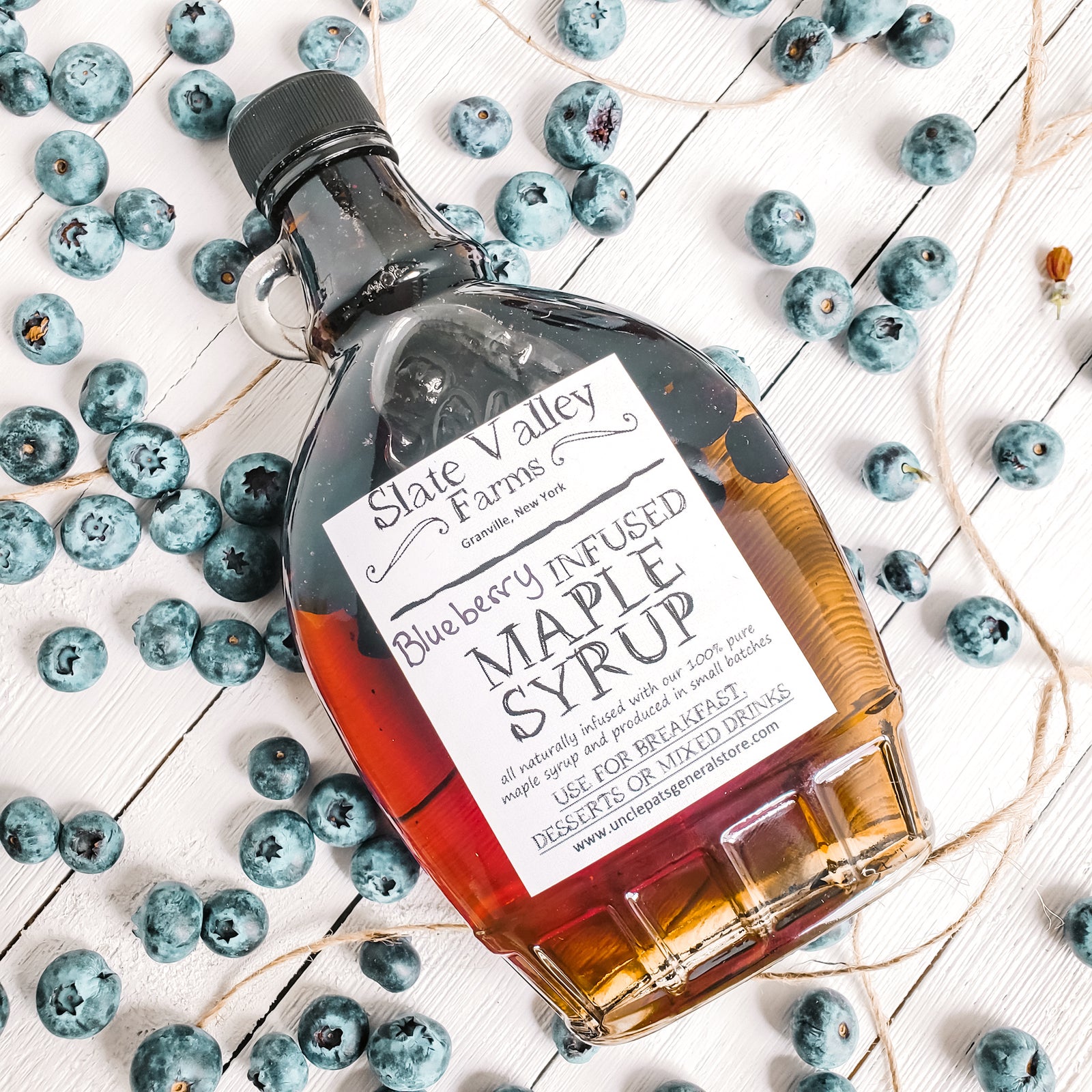 BLUEBERRY INFUSED MAPLE SYRUP
