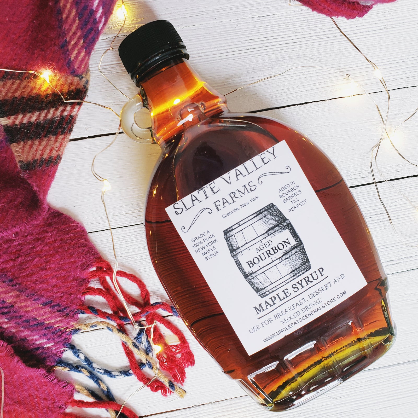 BOURBON BARREL AGED MAPLE SYRUP