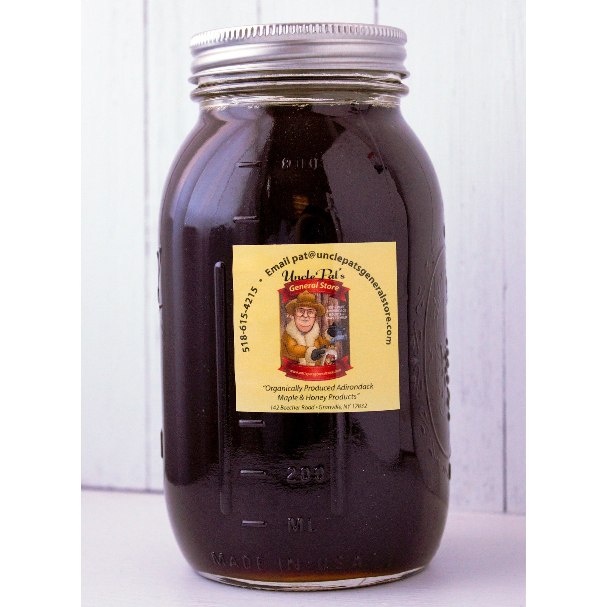 Maple Syrup Mason Jar Quart